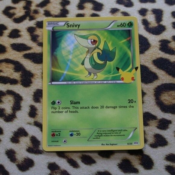 Snivy 5/25 Pokemon Card - Picture 1 of 1